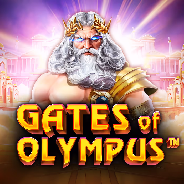 Gates of Olympus slot with ancient Greek god Zeus and multiplier features