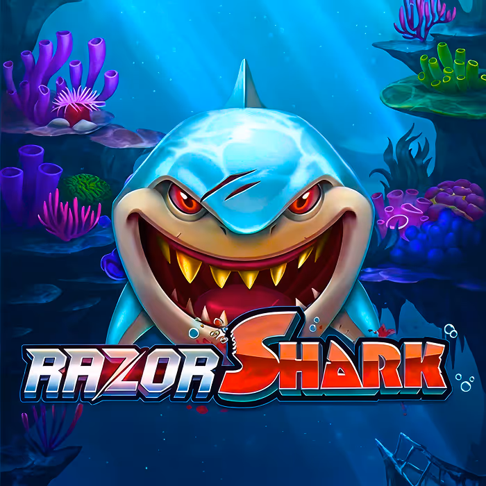 Razor Shark slot game featuring ocean depths and mystery stacks